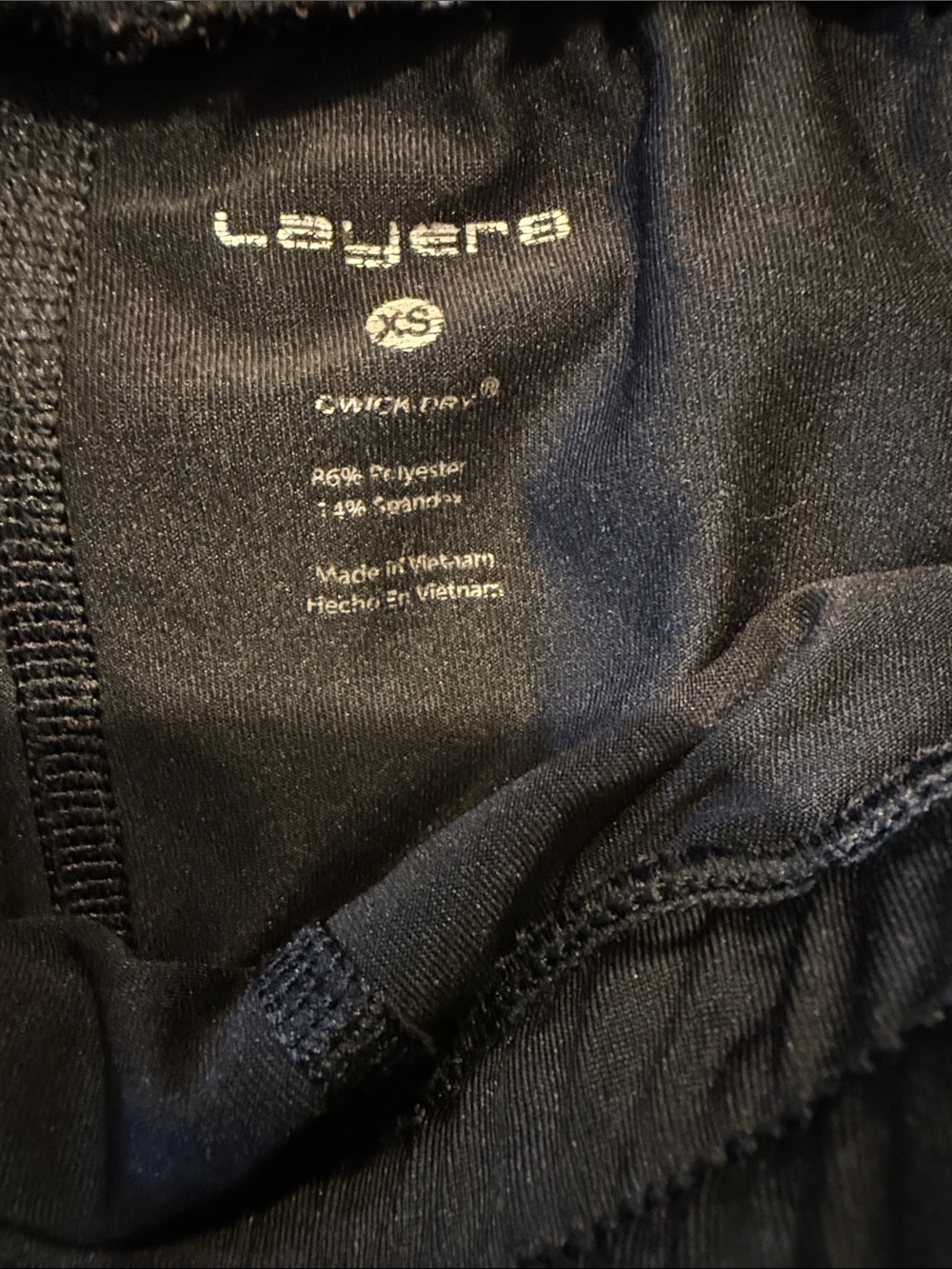 Layer 8 | Black Running Shorts | XS - Picture 3 of 5